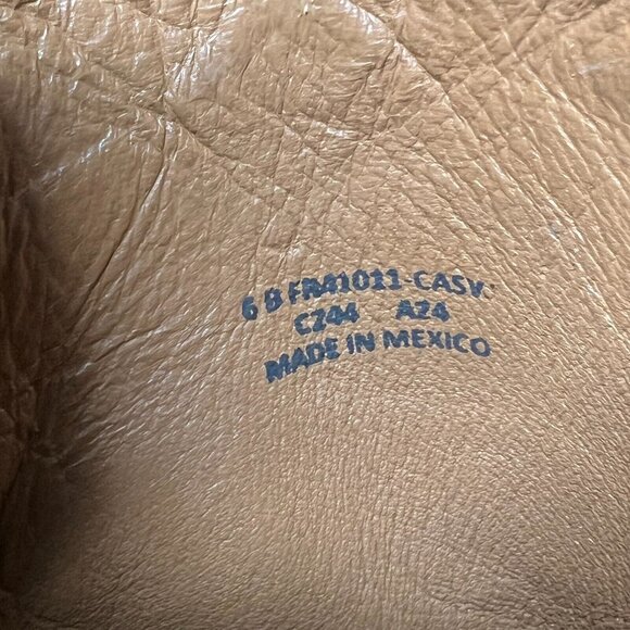 Frye Billy Pull On Southwest Womens $378 Brown Leather Embroidered Boots sz 6 B - Picture 9 of 10